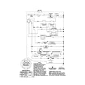 Poulan 96012000401 schematic-tractor diagram