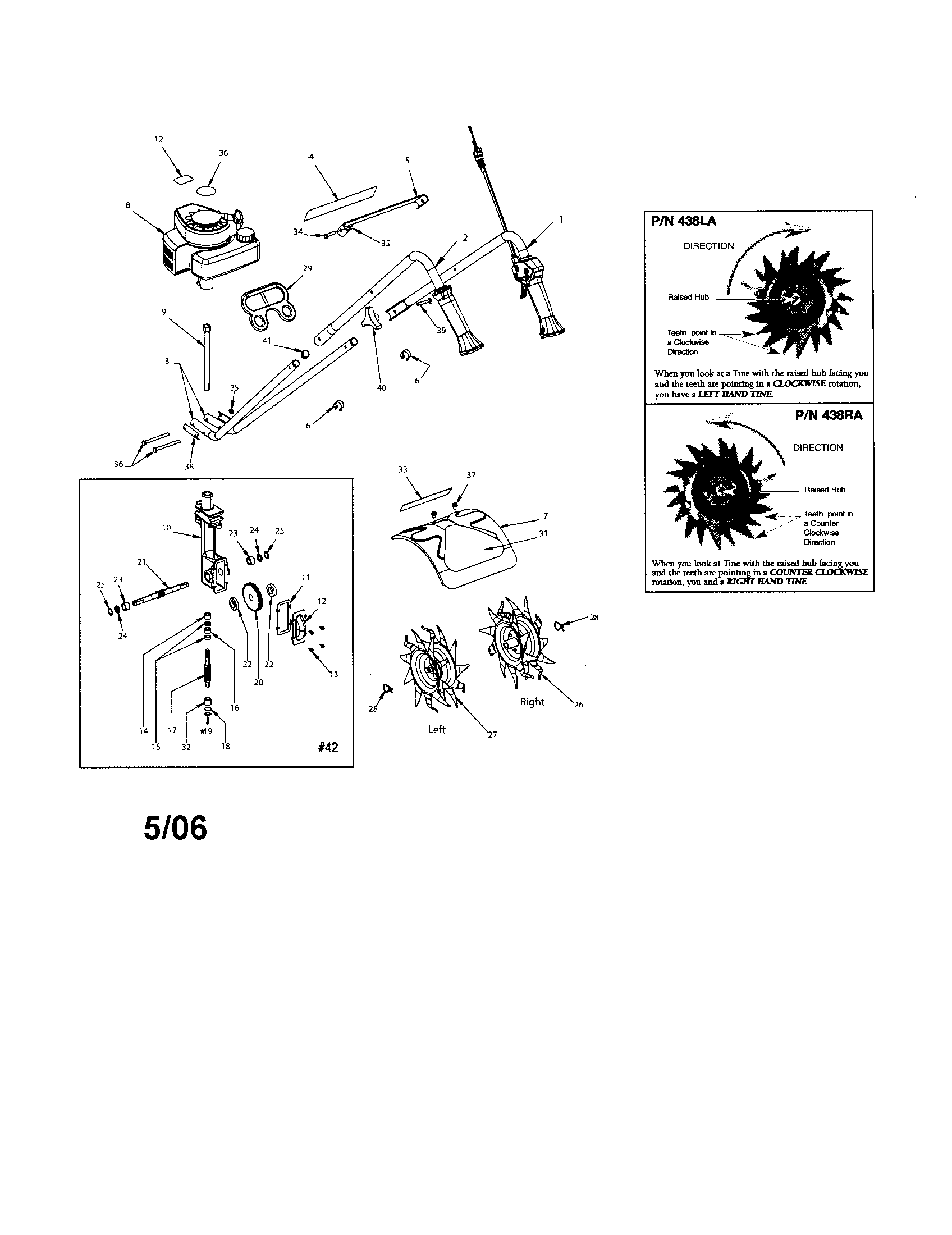 Mantis 7225 mantis tiller diagram