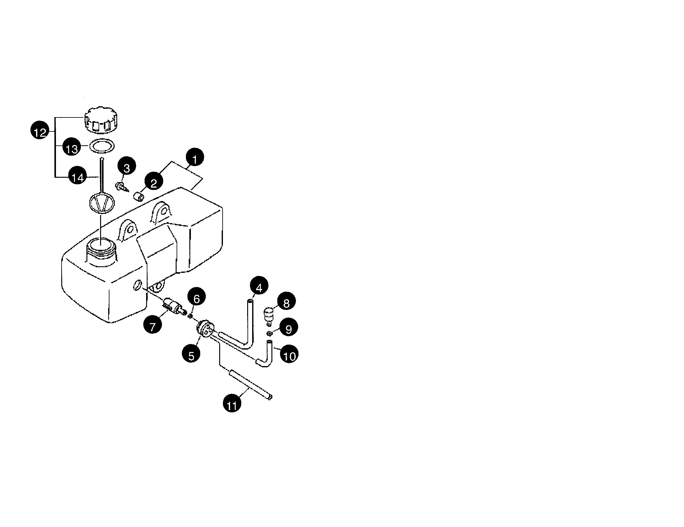 Mantis 7225 fuel tank diagram
