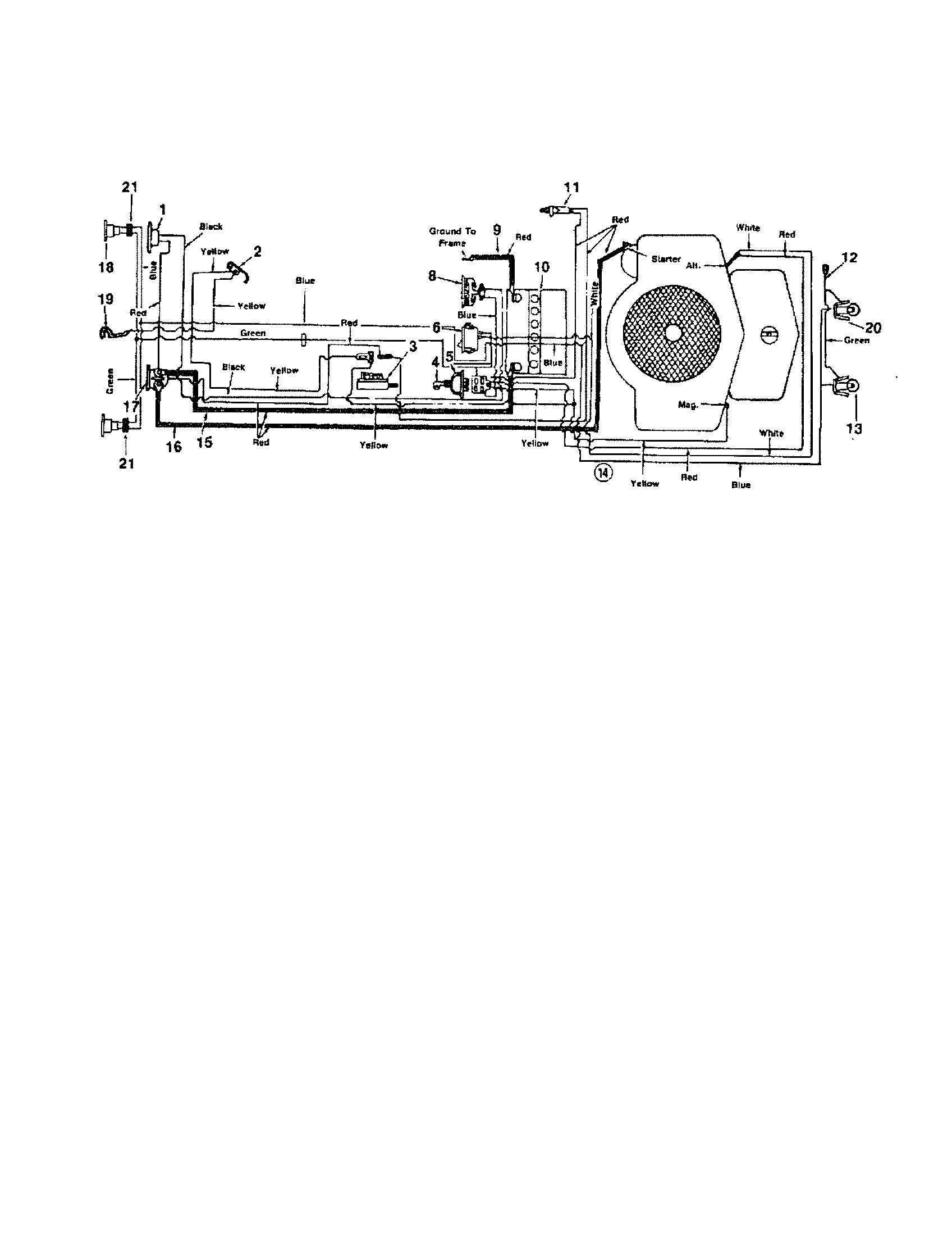 MTD TMO-33931A electrical system diagram