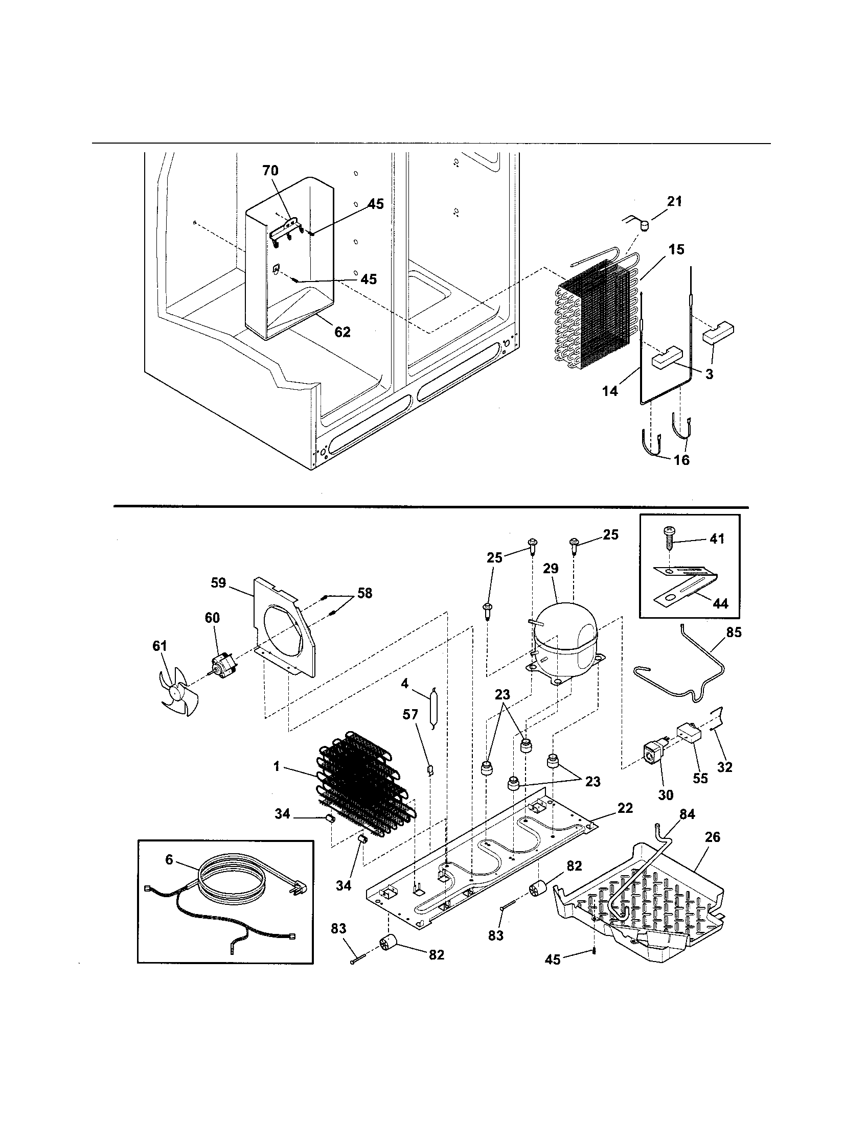 Kenmore 25356762600 system diagram