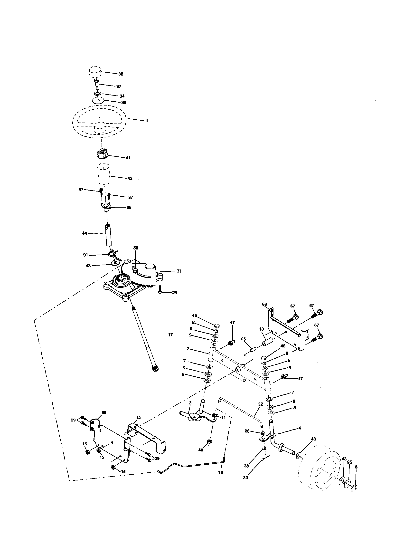 Southern States SO15538LT steering diagram