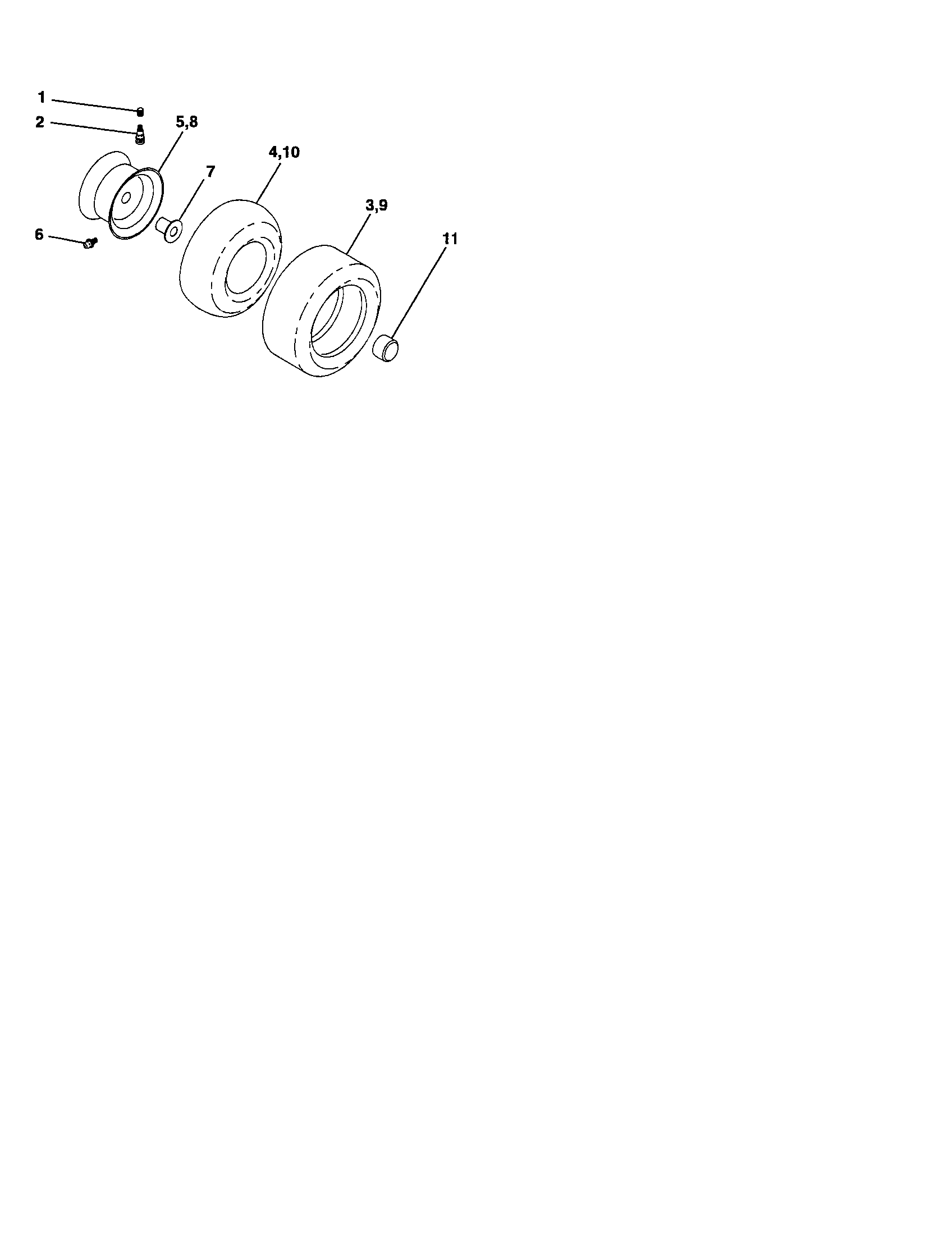 Southern States 96012002200 wheels and tires diagram