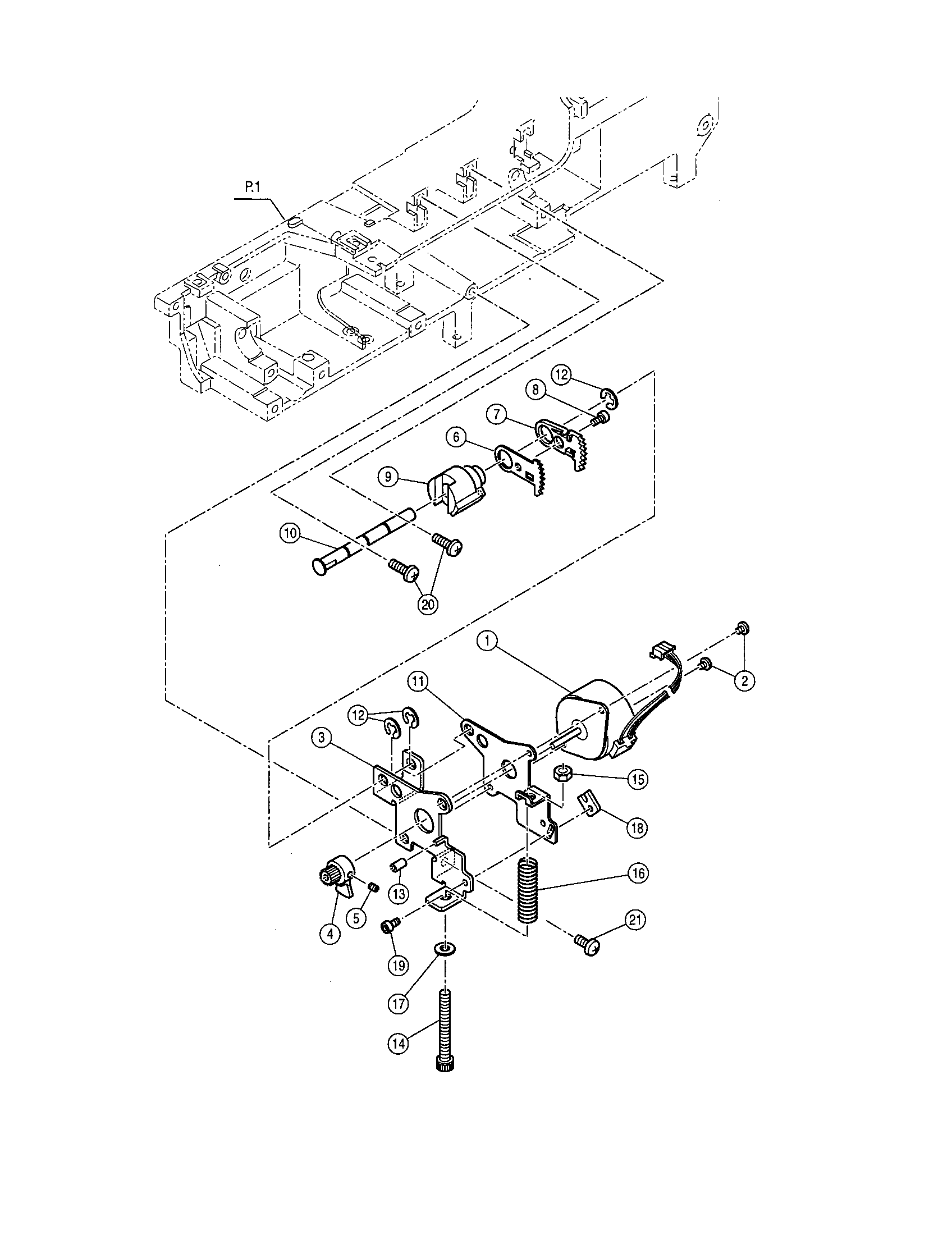 Singer 9920 f pulse motor diagram