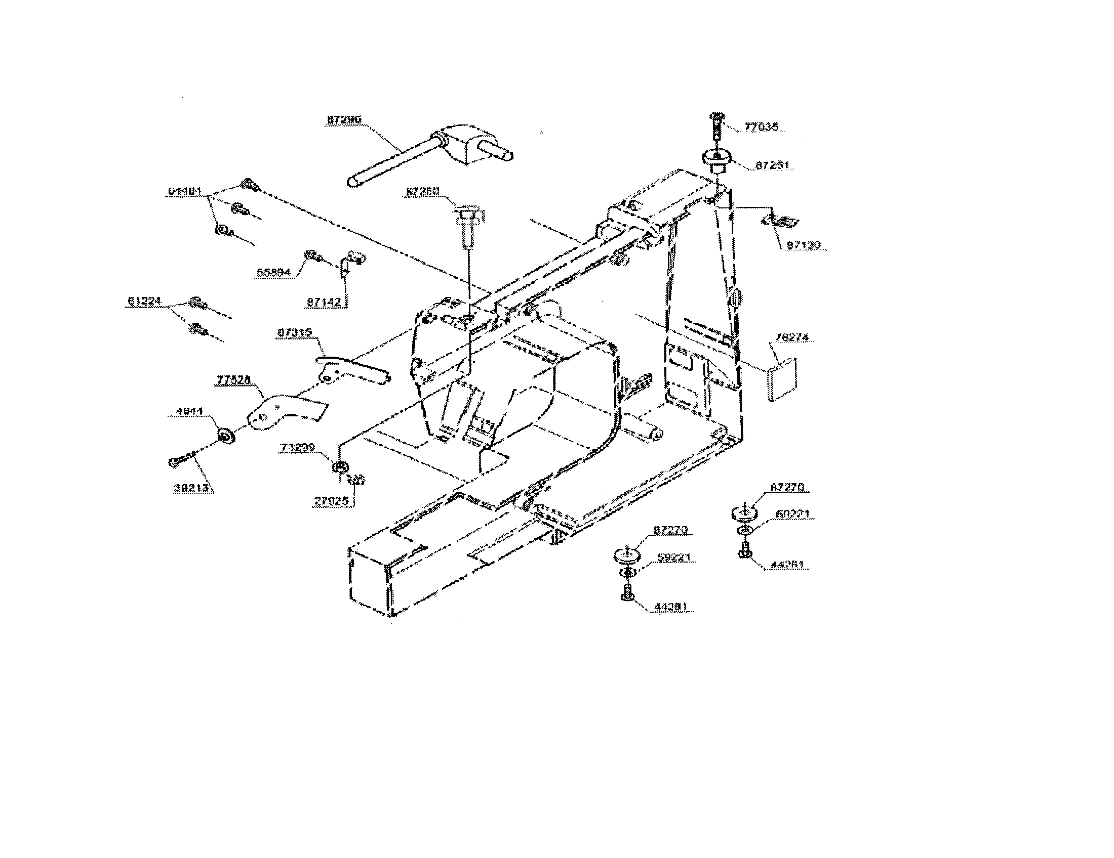 Singer 7442CL spool pin diagram