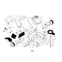 Craftsman 917375503 engine/housing/handle diagram