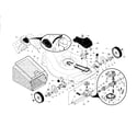 Husqvarna 917375820 drive control/gear case/wheels diagram