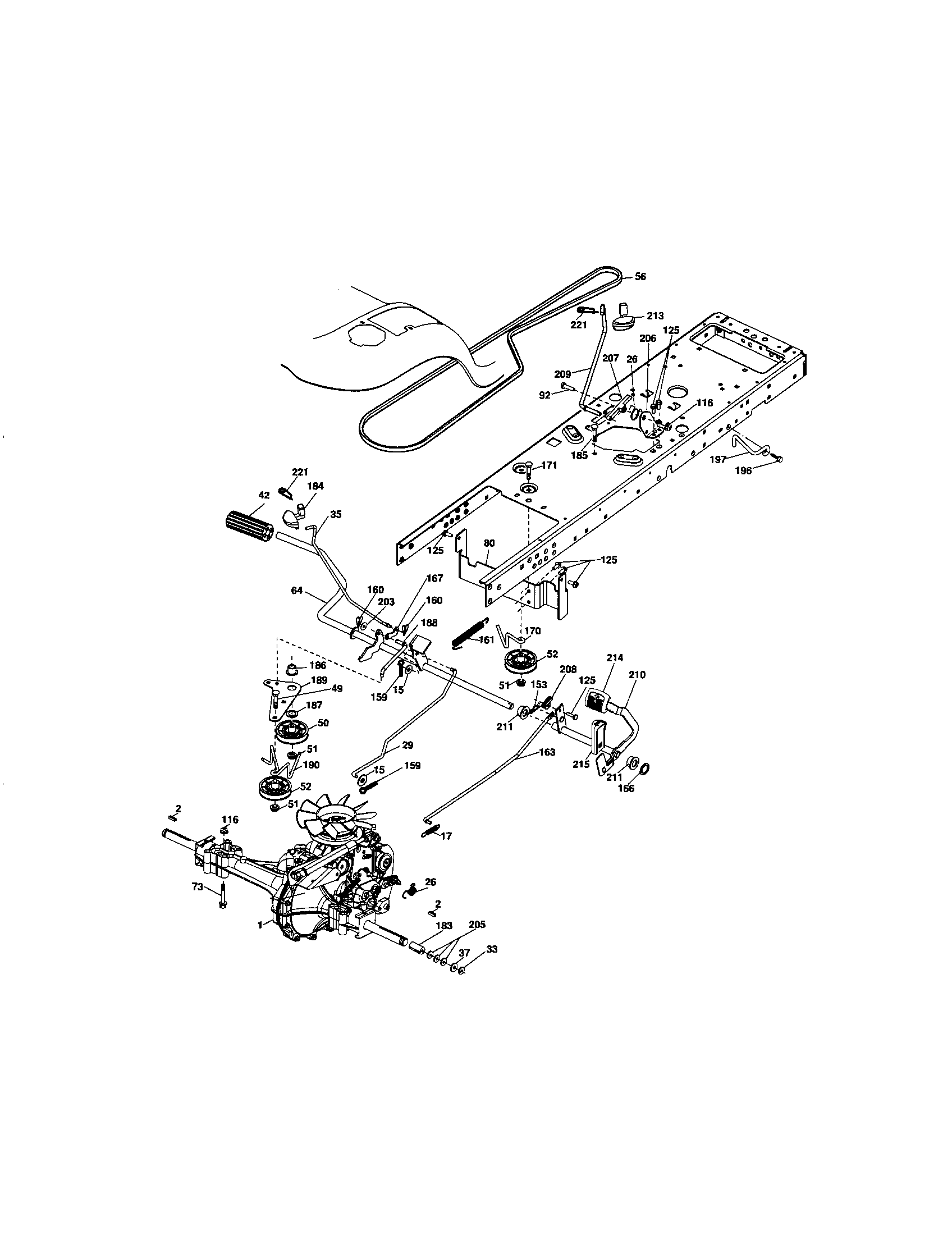 Craftsman 917276702 ground drive diagram