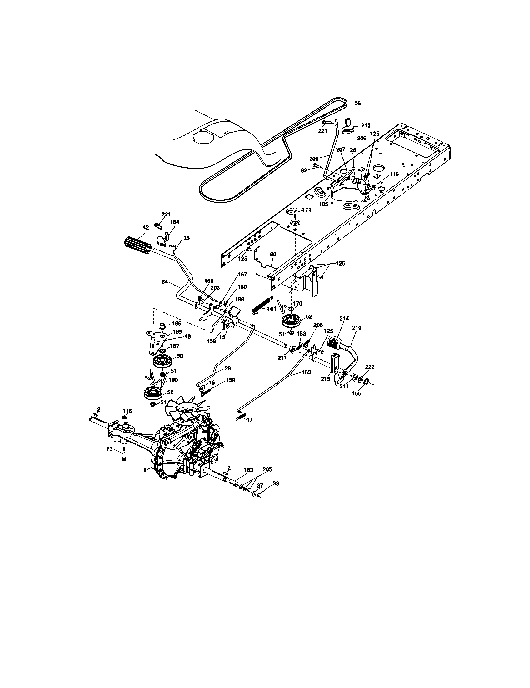 Craftsman 917276682 ground drive diagram