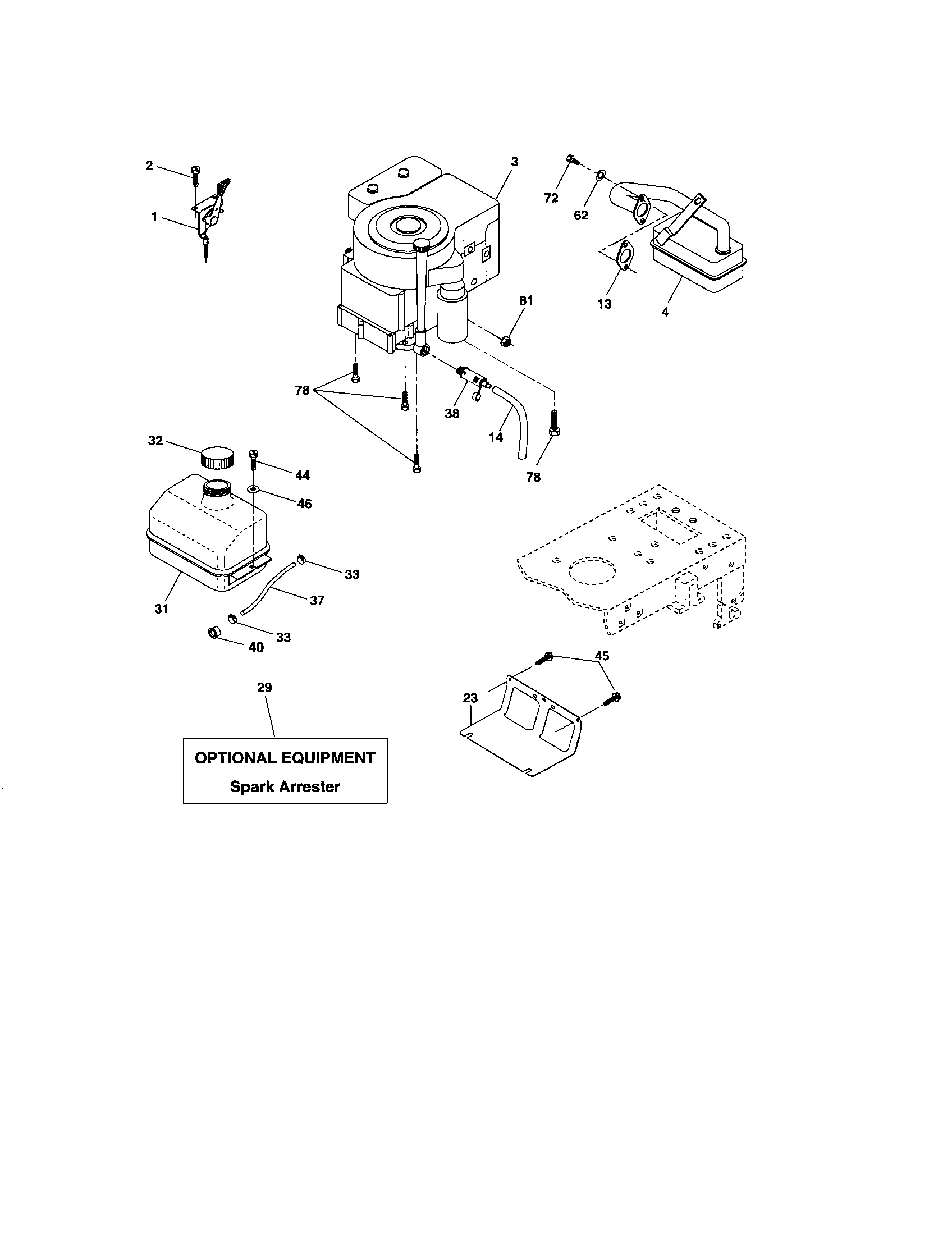 Craftsman 917276783 engine diagram