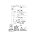 Craftsman 917276391 schematic-tractor diagram