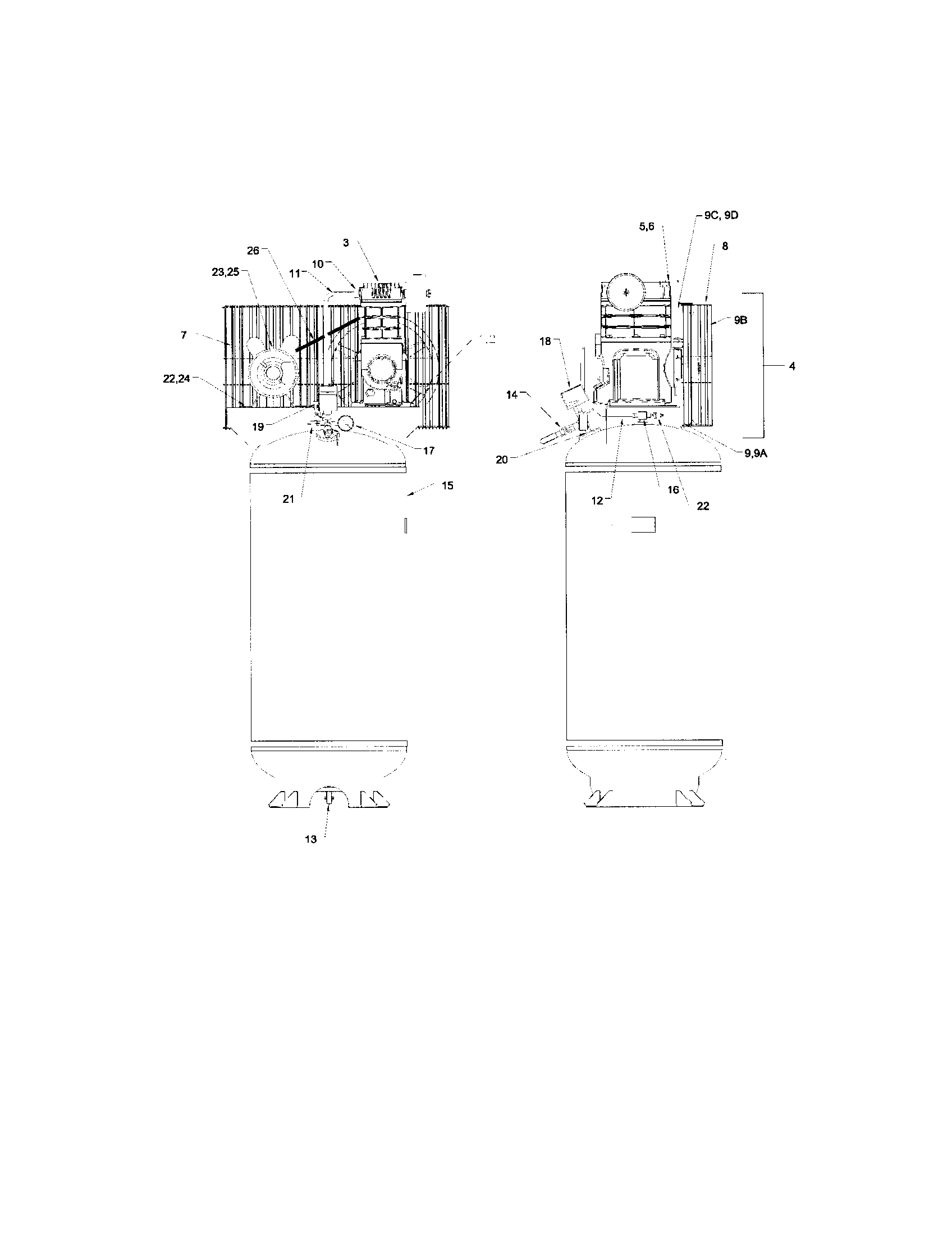 Ingersoll Rand SS5 beltguard assembly diagram