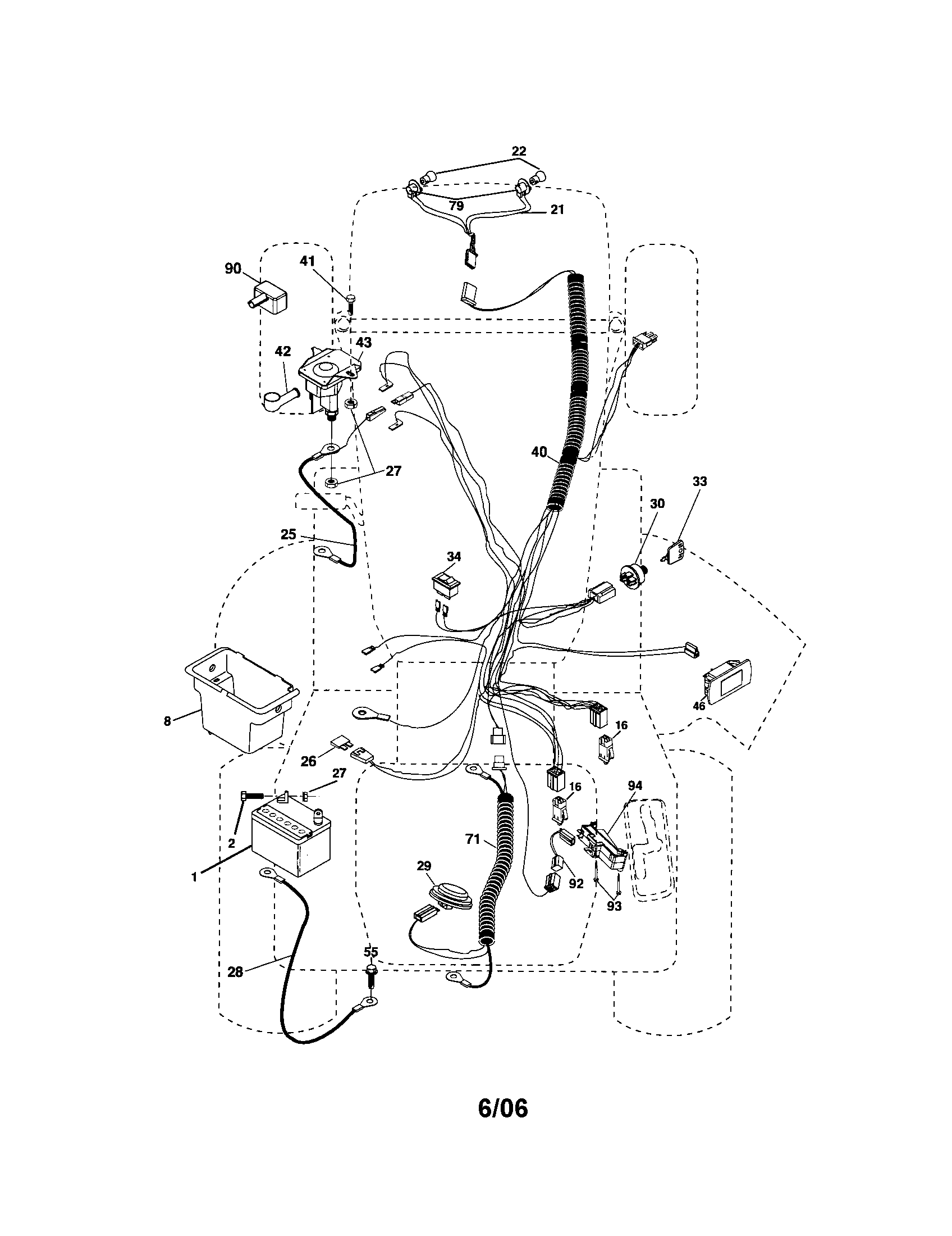 Craftsman 917276640 electrical diagram