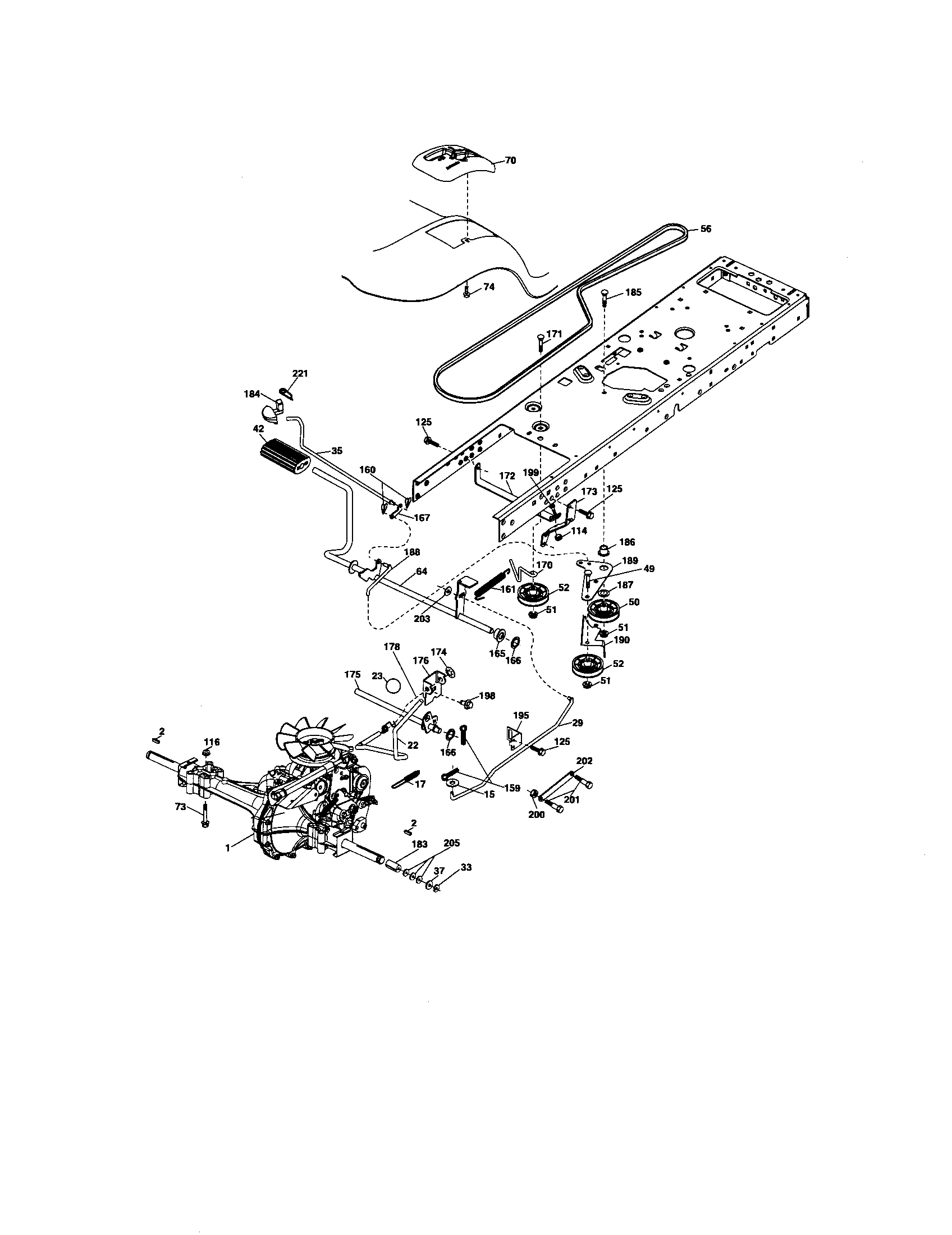 Craftsman 917276640 ground drive diagram