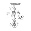 Kenmore 625348235 valve body & cover/motor diagram