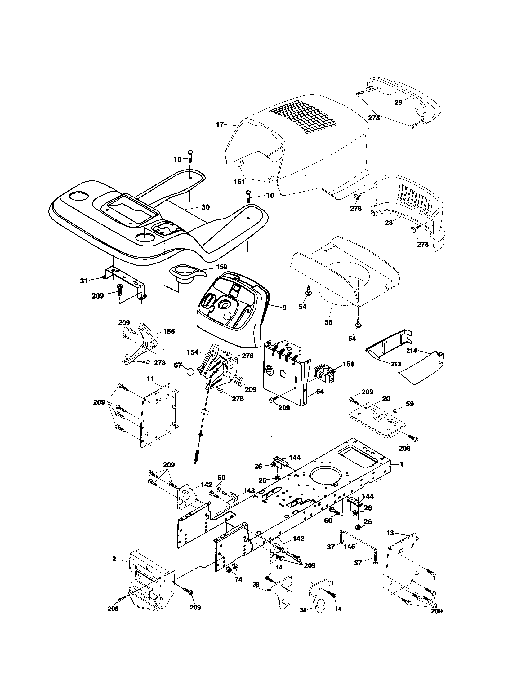 Southern States SP185H42YT chassis diagram