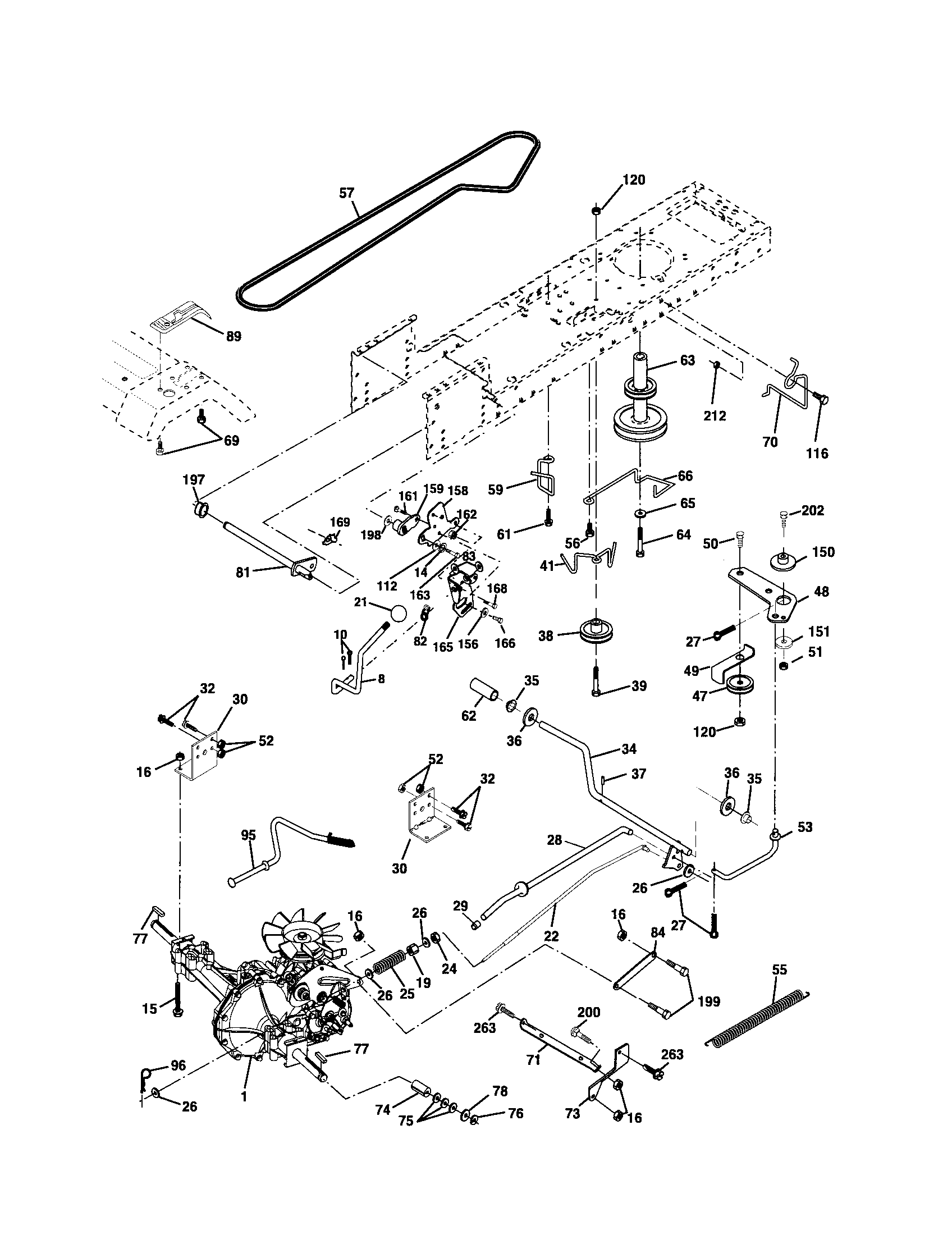 Southern States SP185H42YT drive diagram