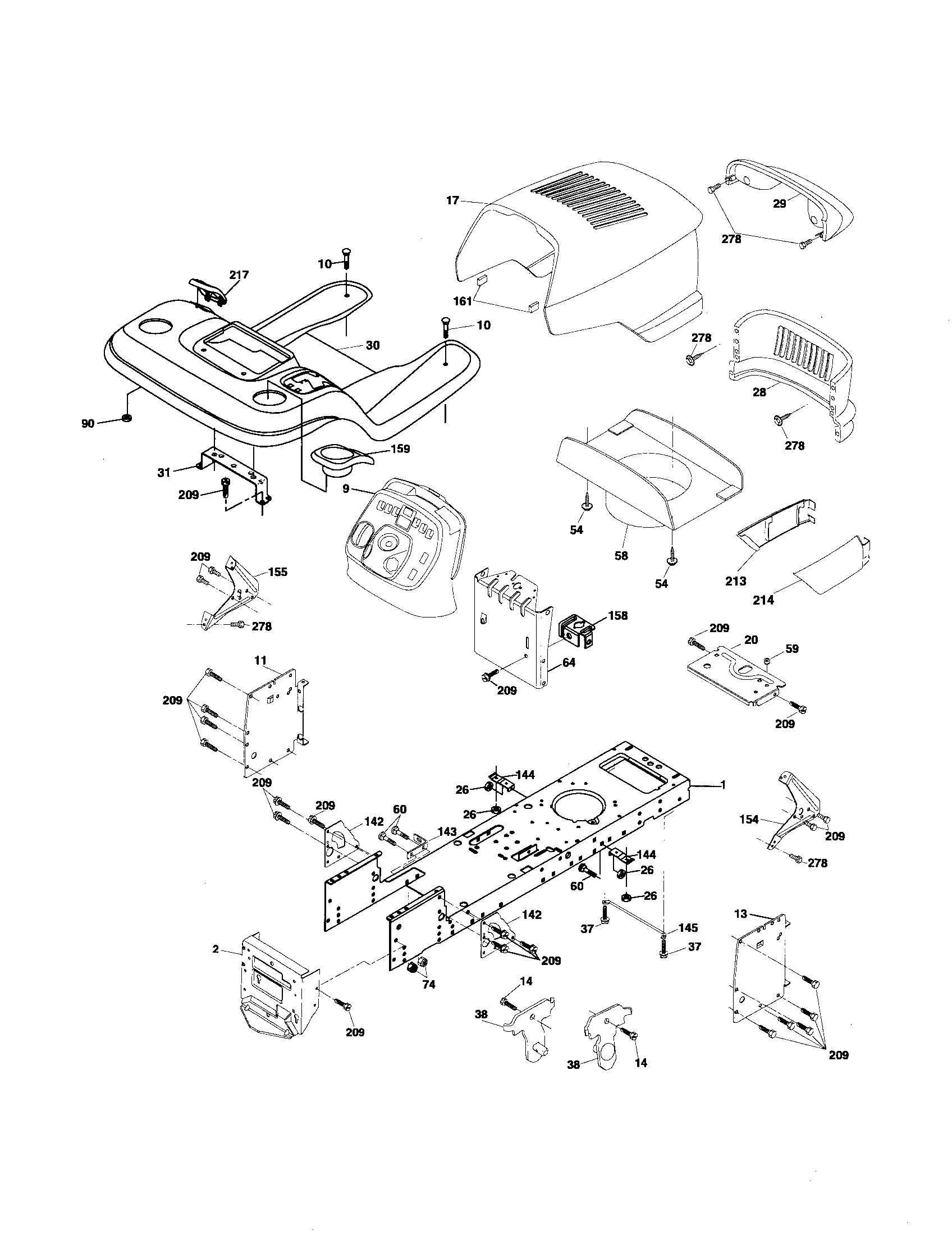 Southern States 96012002500 chassis and enclosures diagram