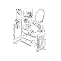Fisher & Paykel DGIX2-96106A chassis/motor assembly diagram