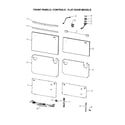 Fisher & Paykel DD603I front panels/controls diagram