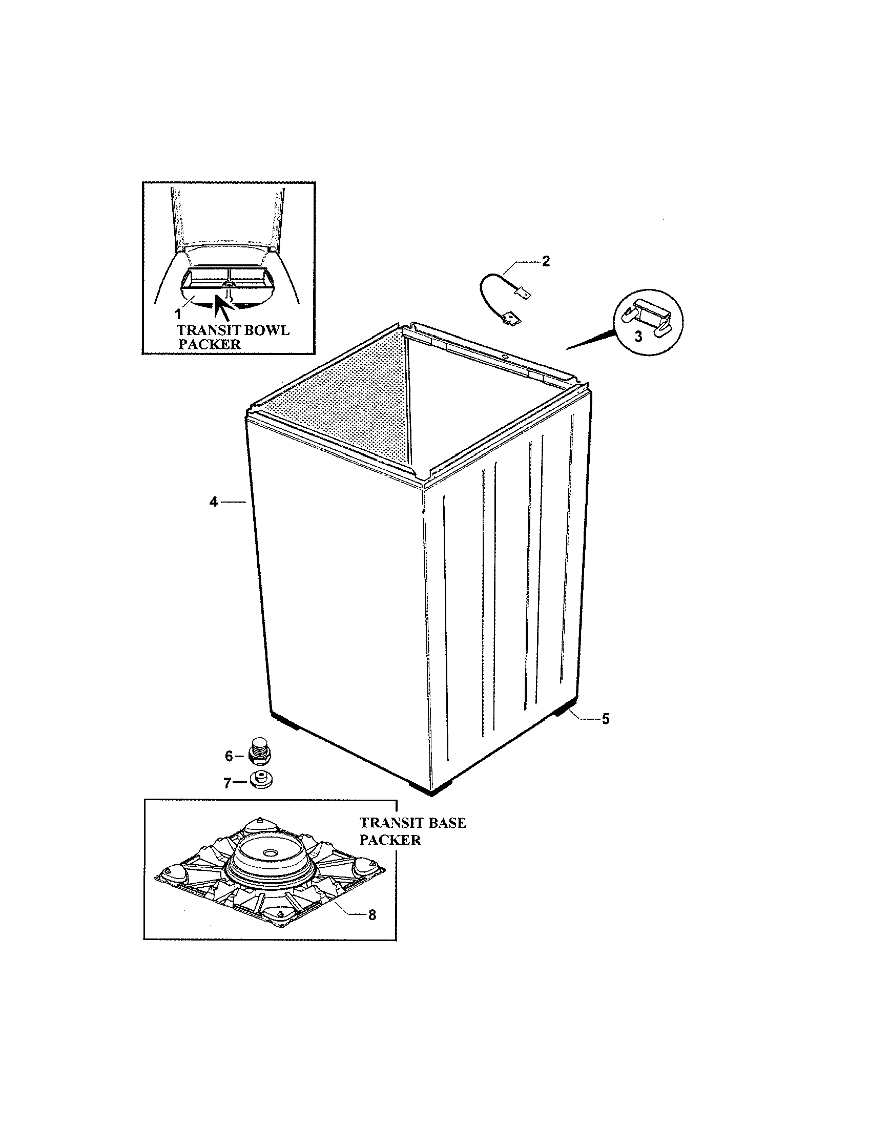Fisher & Paykel IWL12-96154B wrapper diagram