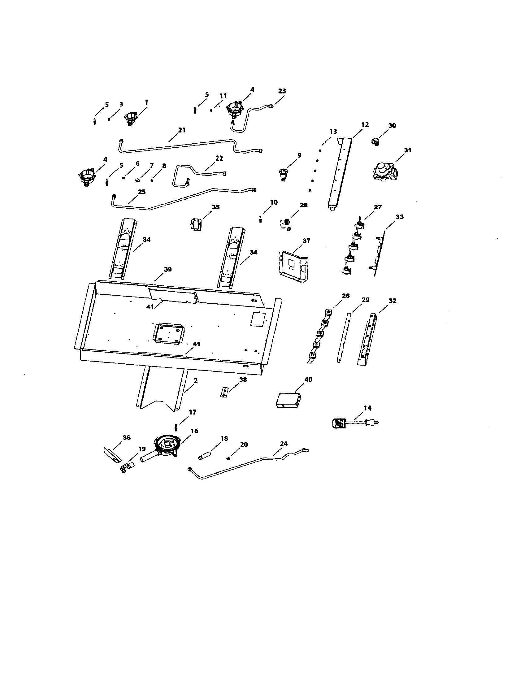 Fisher & Paykel GC913SS-88452A basepan diagram