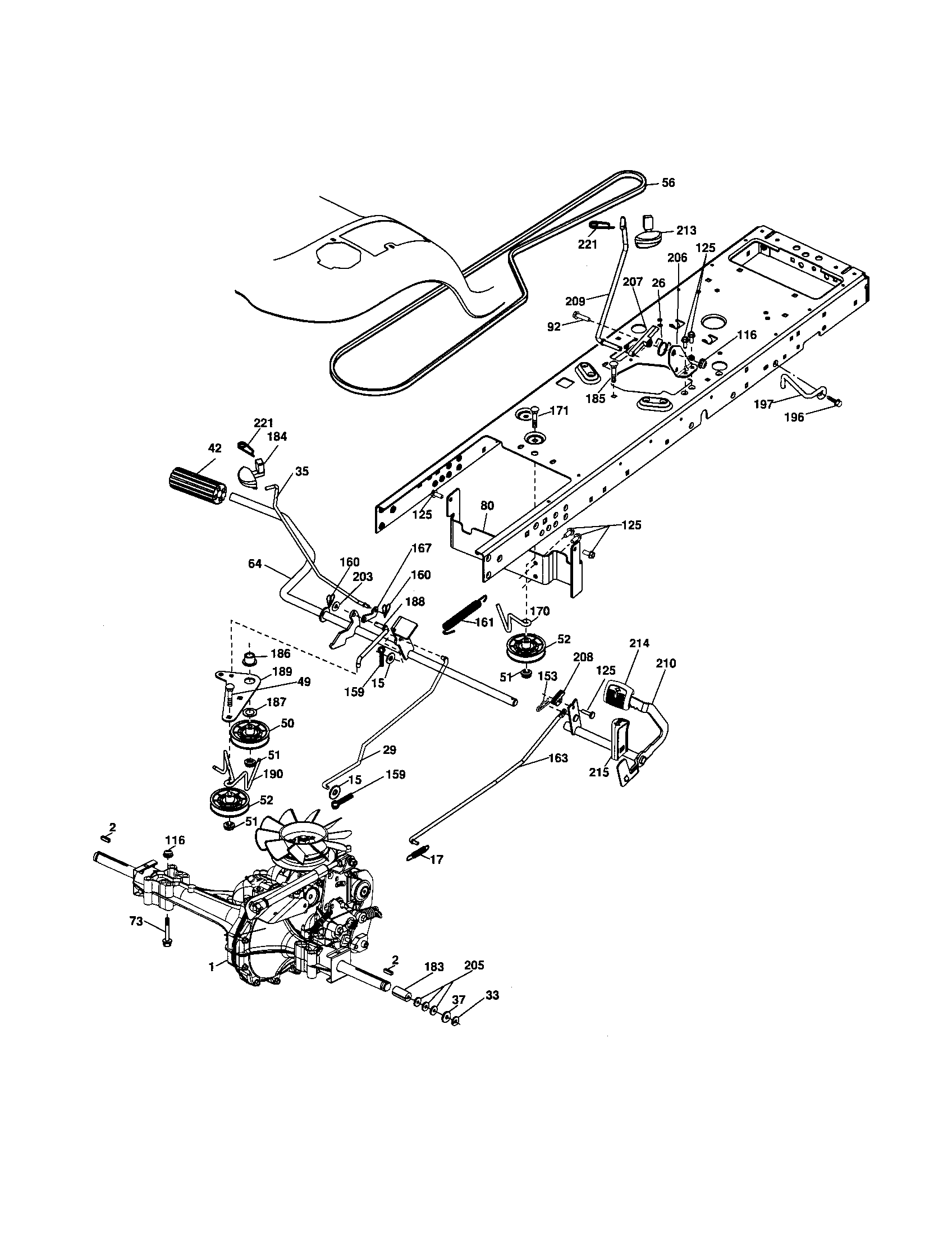 Husqvarna 917279180 drive diagram