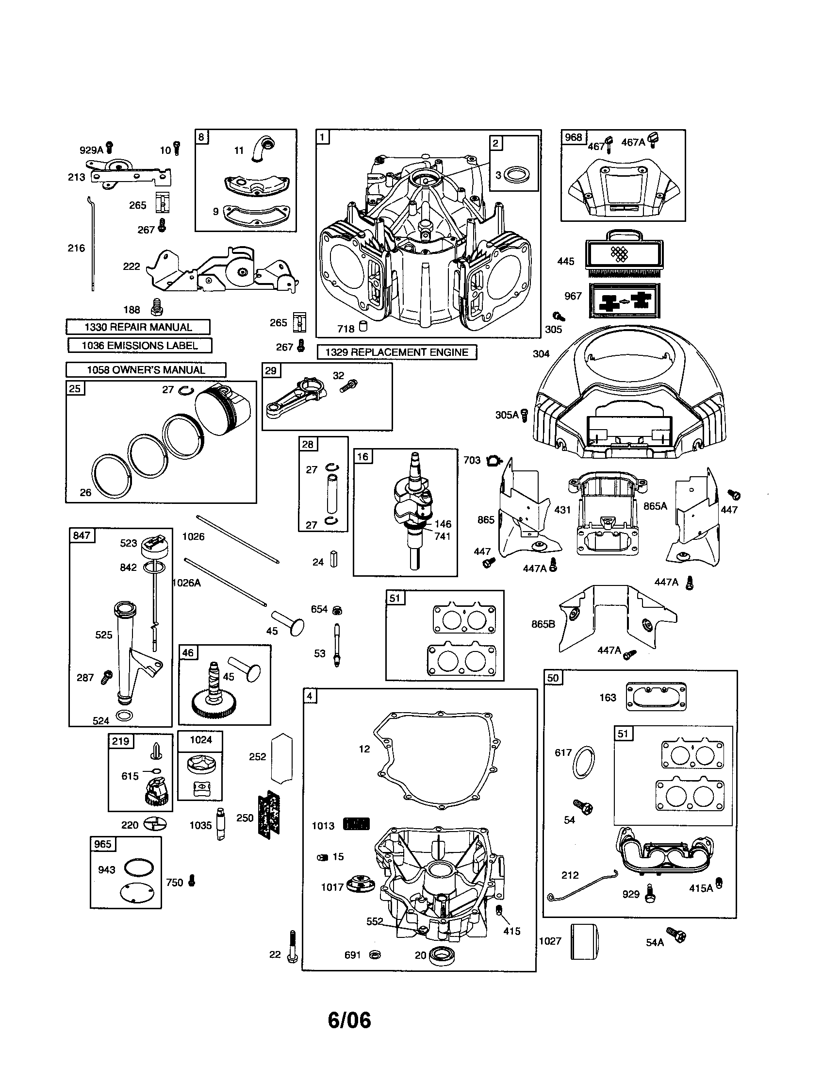 Craftsman 917287381 cylinder/sump/crankshaft diagram