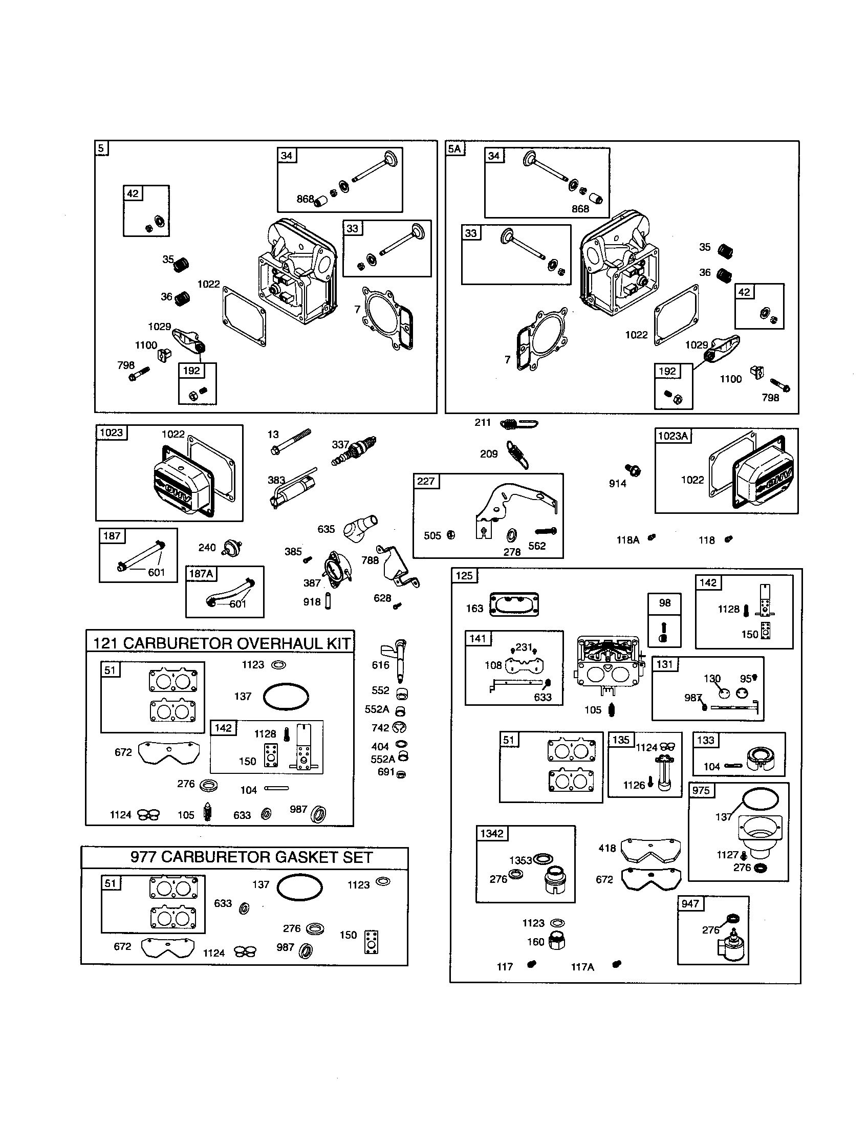 Craftsman 917287381 carburetor/cylinder head diagram