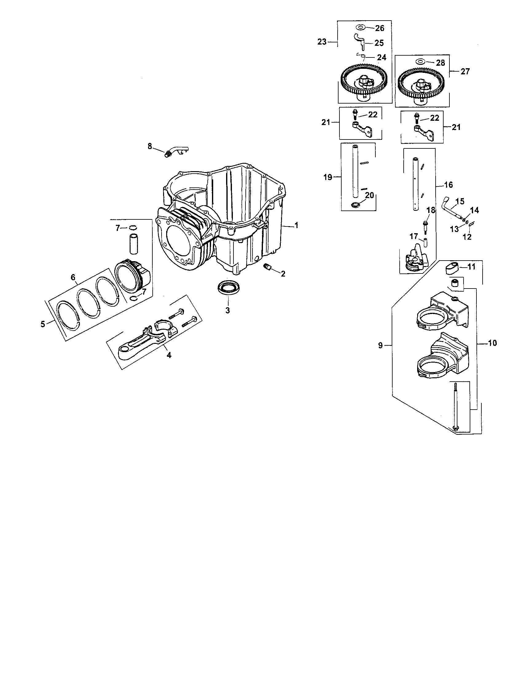 Husqvarna 917279241 crankcase diagram