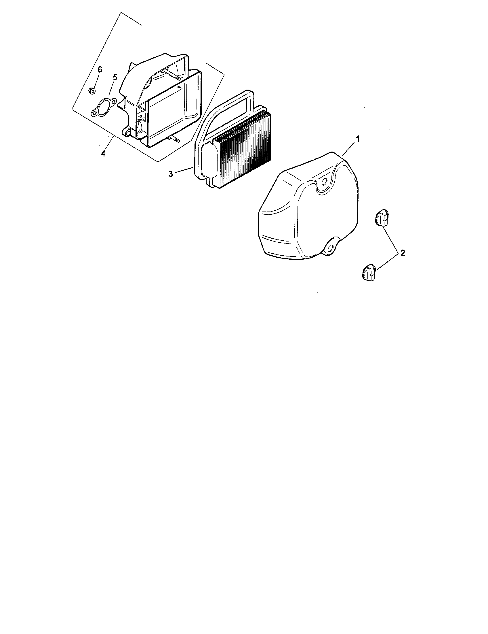 Husqvarna 917279241 air intake diagram