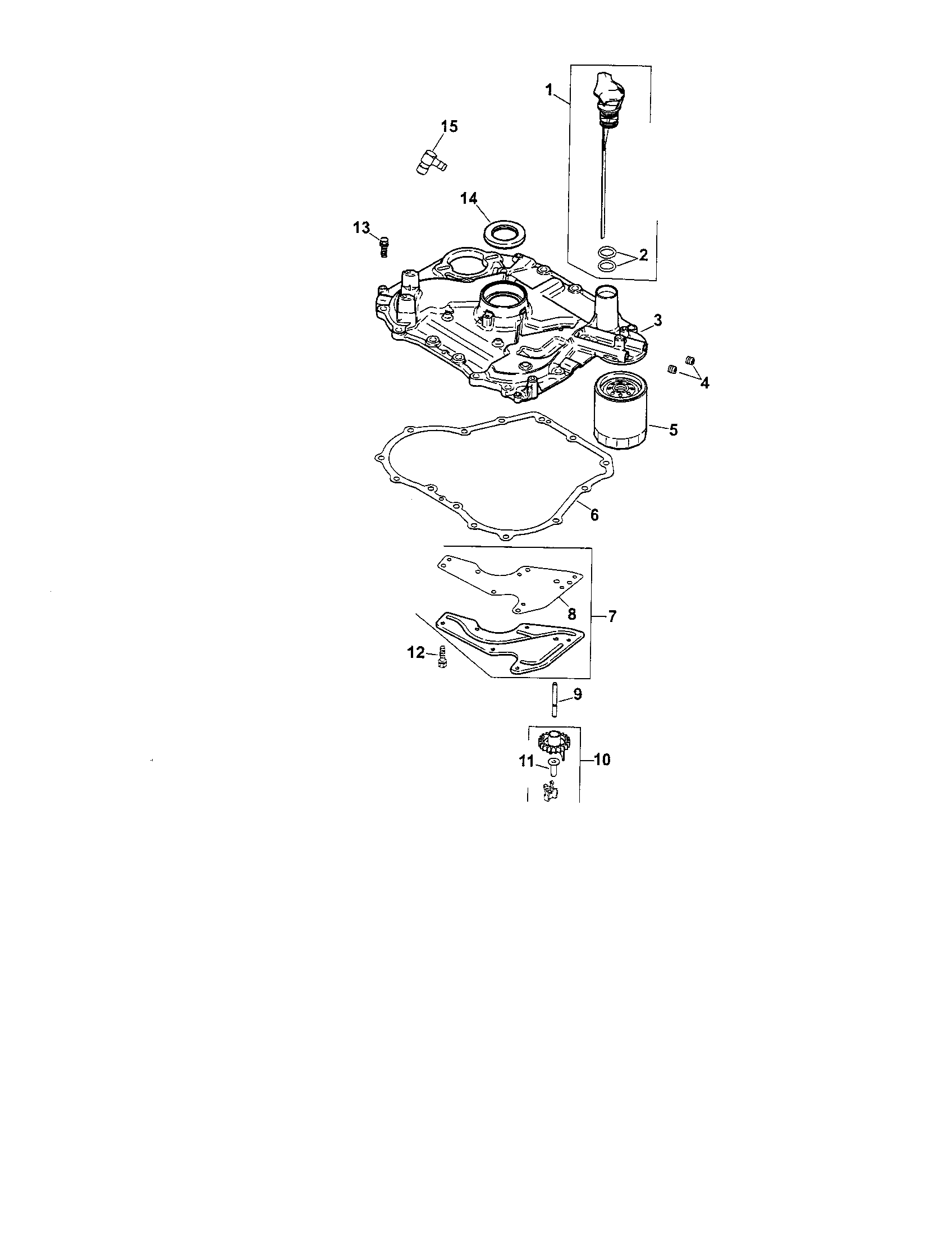 Husqvarna 917279241 oil pan/lubrication diagram