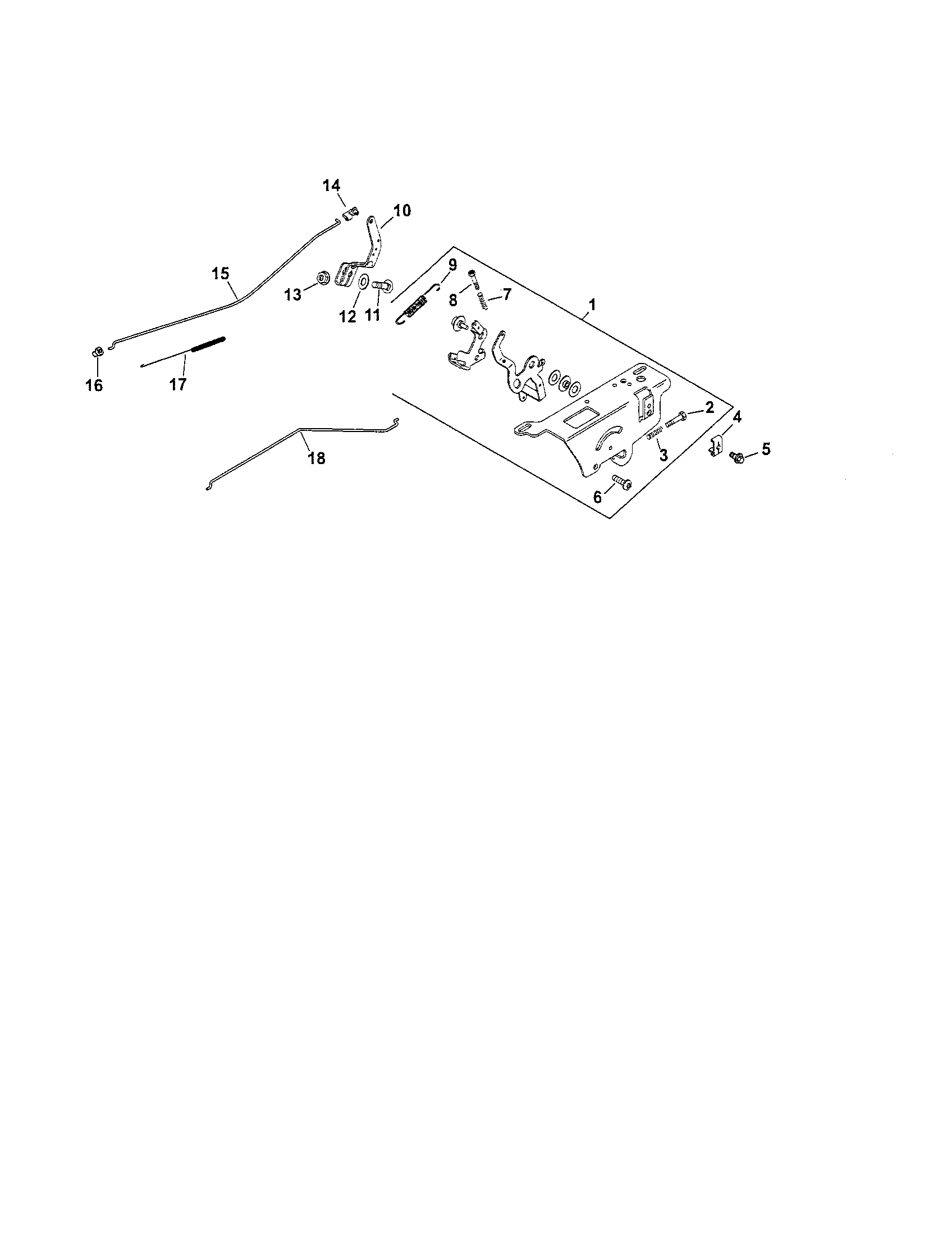 Husqvarna 917279241 engine controls diagram
