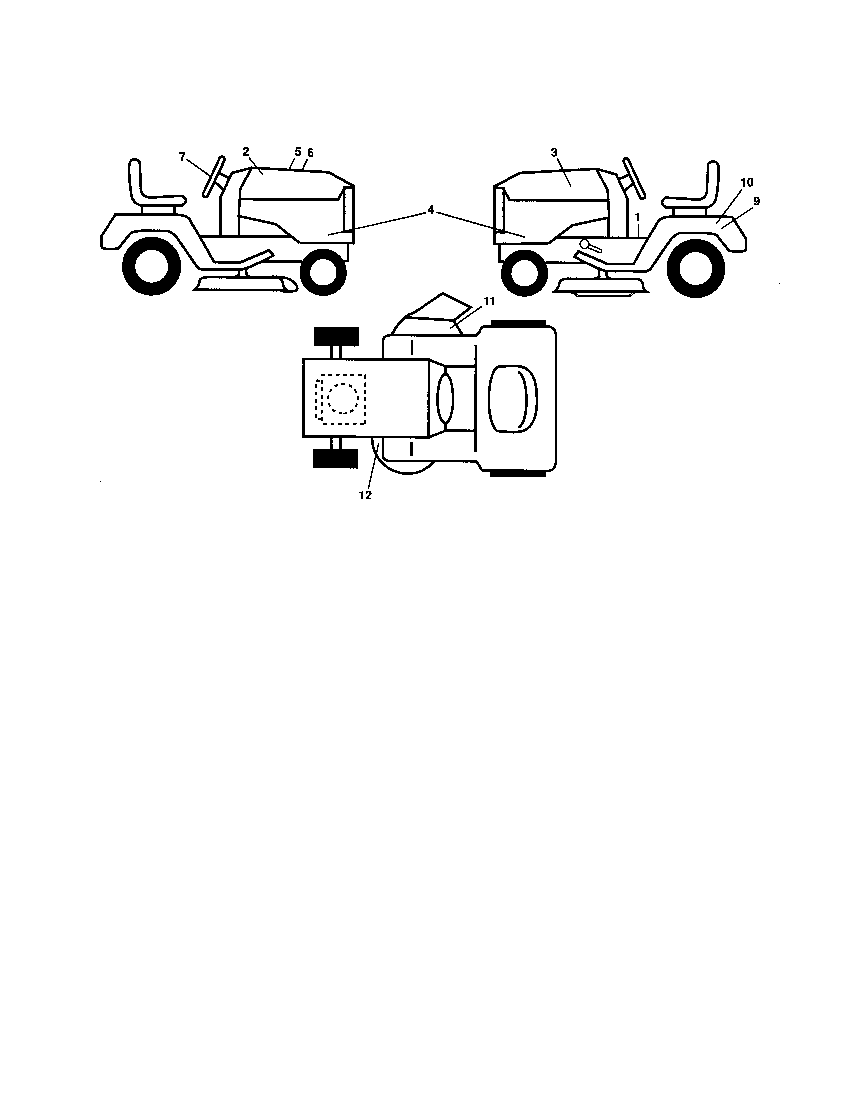 Husqvarna 96043000301 decals diagram