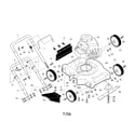 Murray PO35N20S rotary mower diagram