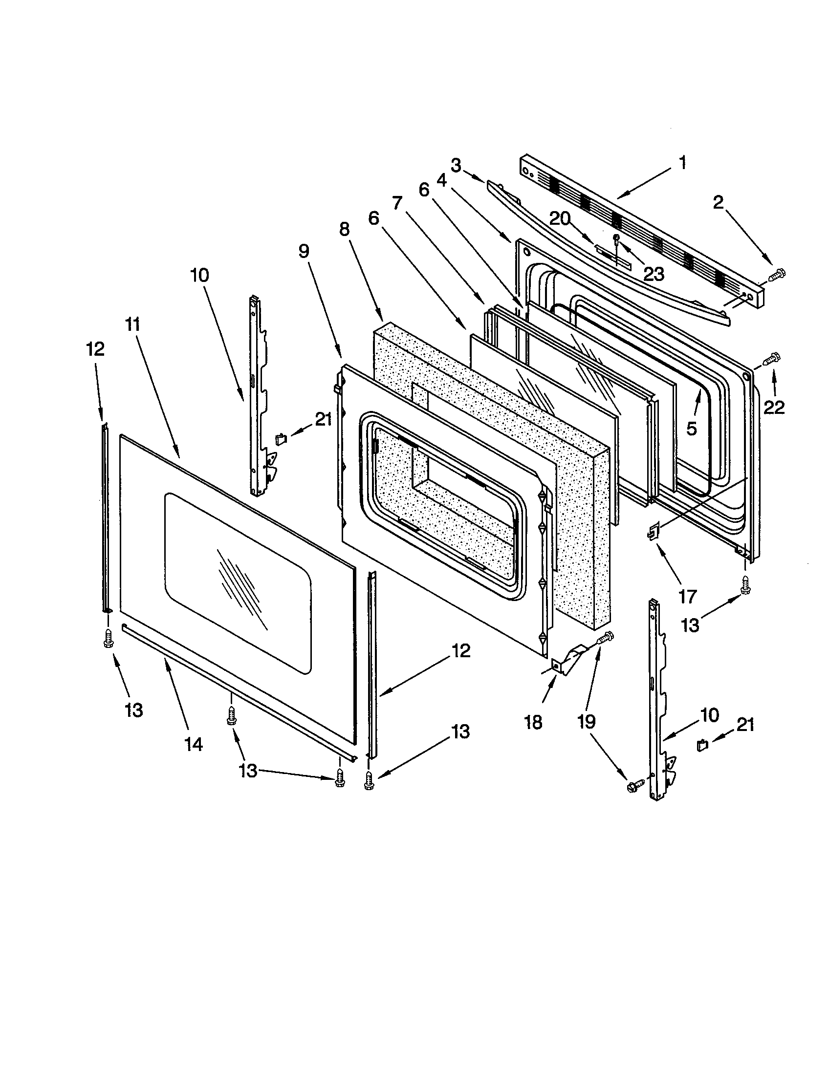 Whirlpool RF388LXGQ4 door diagram