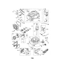 Craftsman 580752710 cylinder/crankshaft/sump diagram
