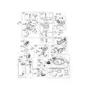 Craftsman 580752420 carburetor/fuel tank/air cleaner diagram