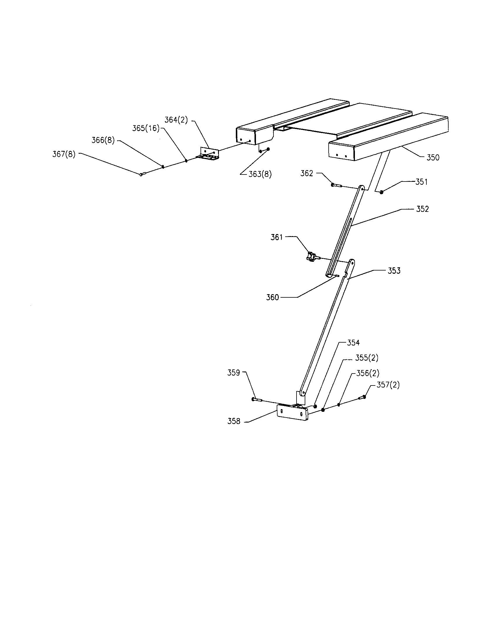 Craftsman 152221240 table adjuster diagram