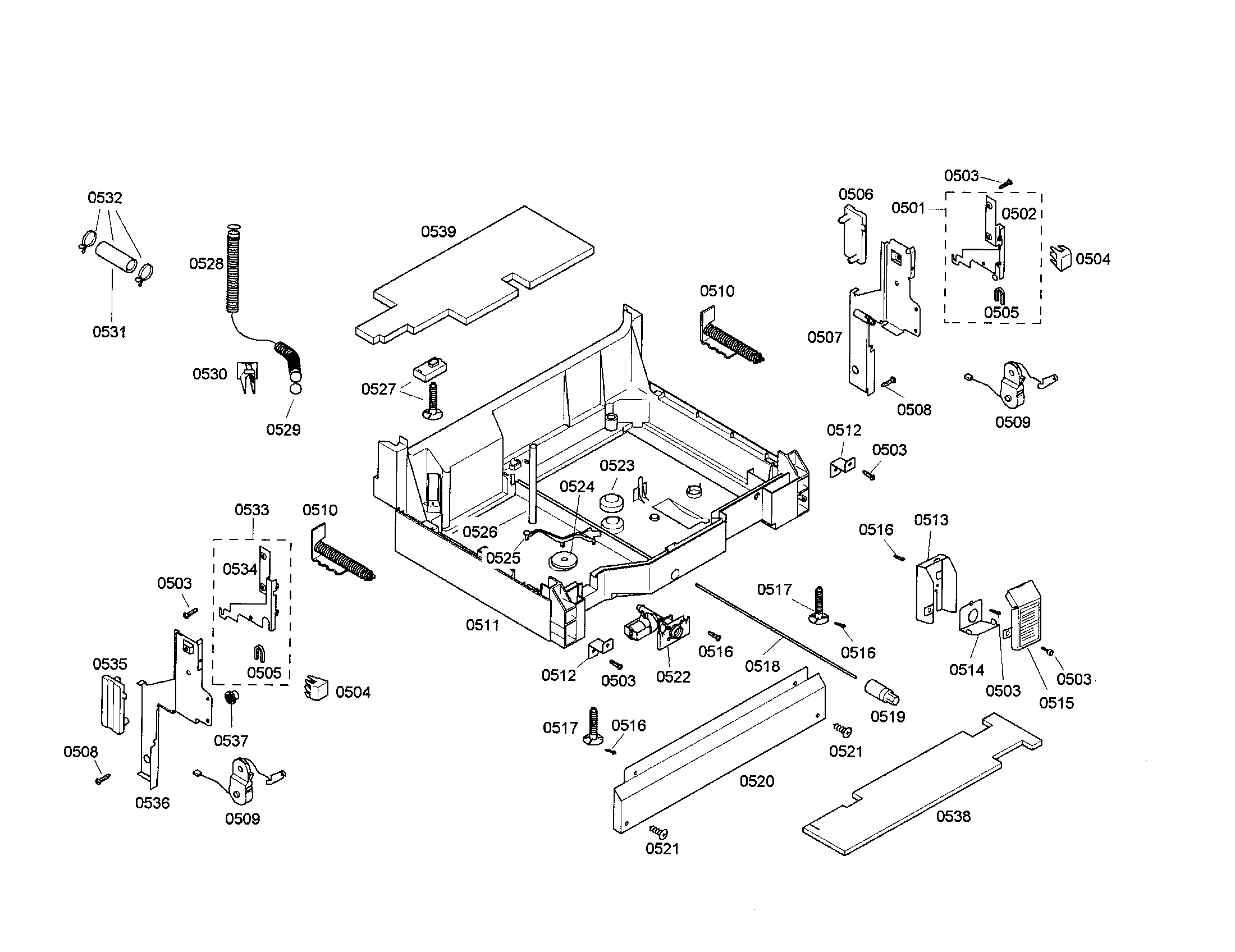 Bosch SHE47C02UC/21 base diagram