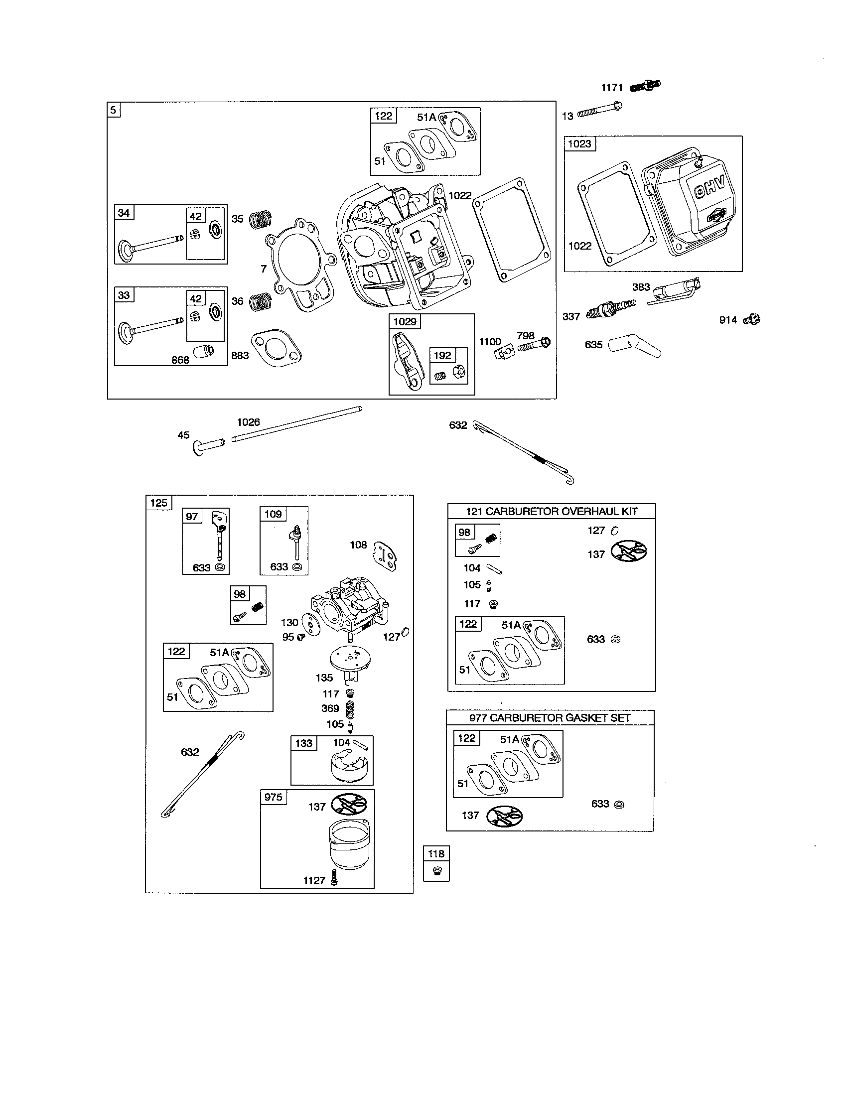 Craftsman 917881053 head cylinder/carburetor diagram