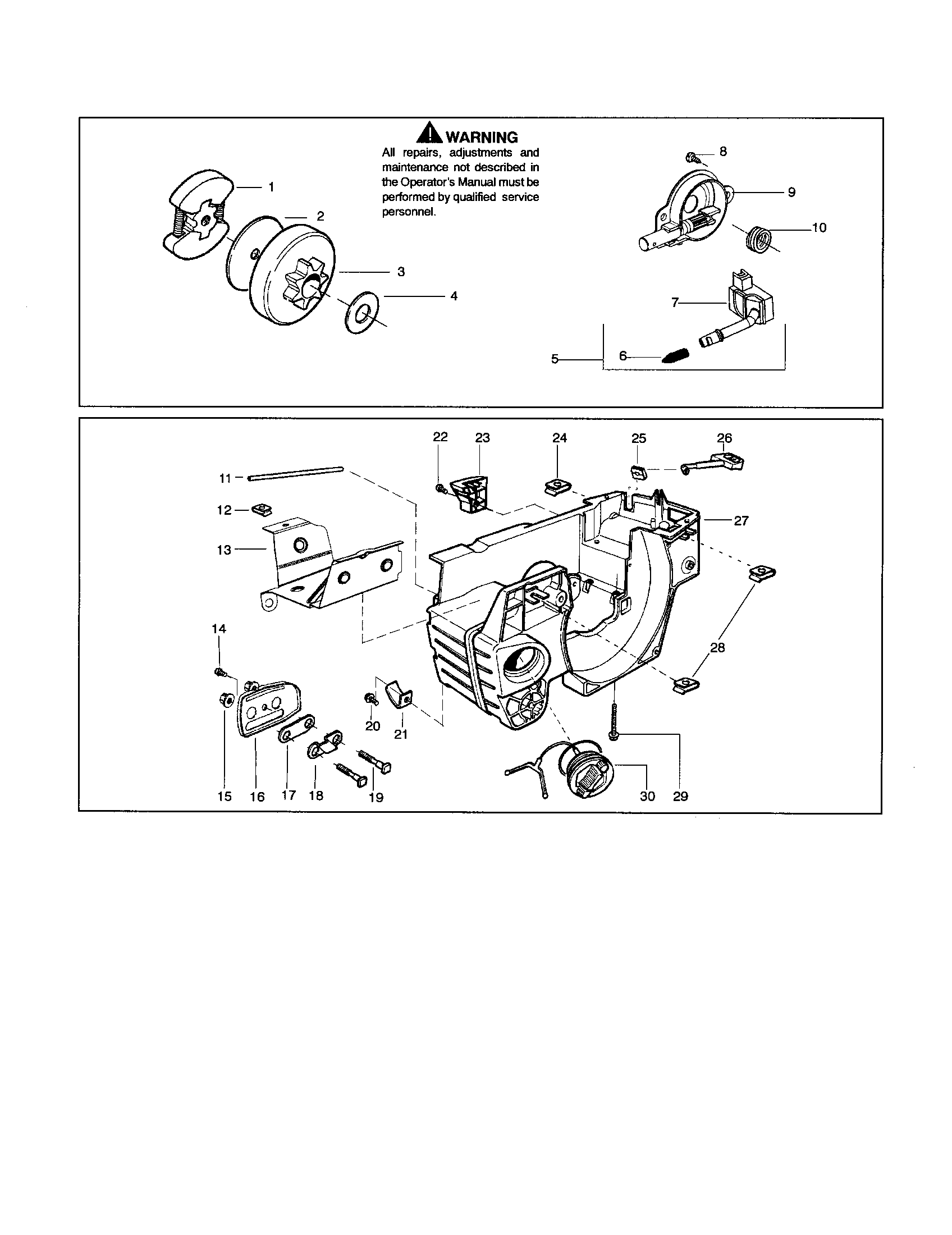 Husqvarna 142LE chassis diagram
