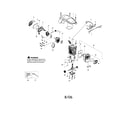 Poulan P4018WM TYPE 2 shield/cylinder/crankshaft diagram