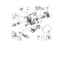 Poulan P4018WM TYPE 2 chassis/bar/handle diagram