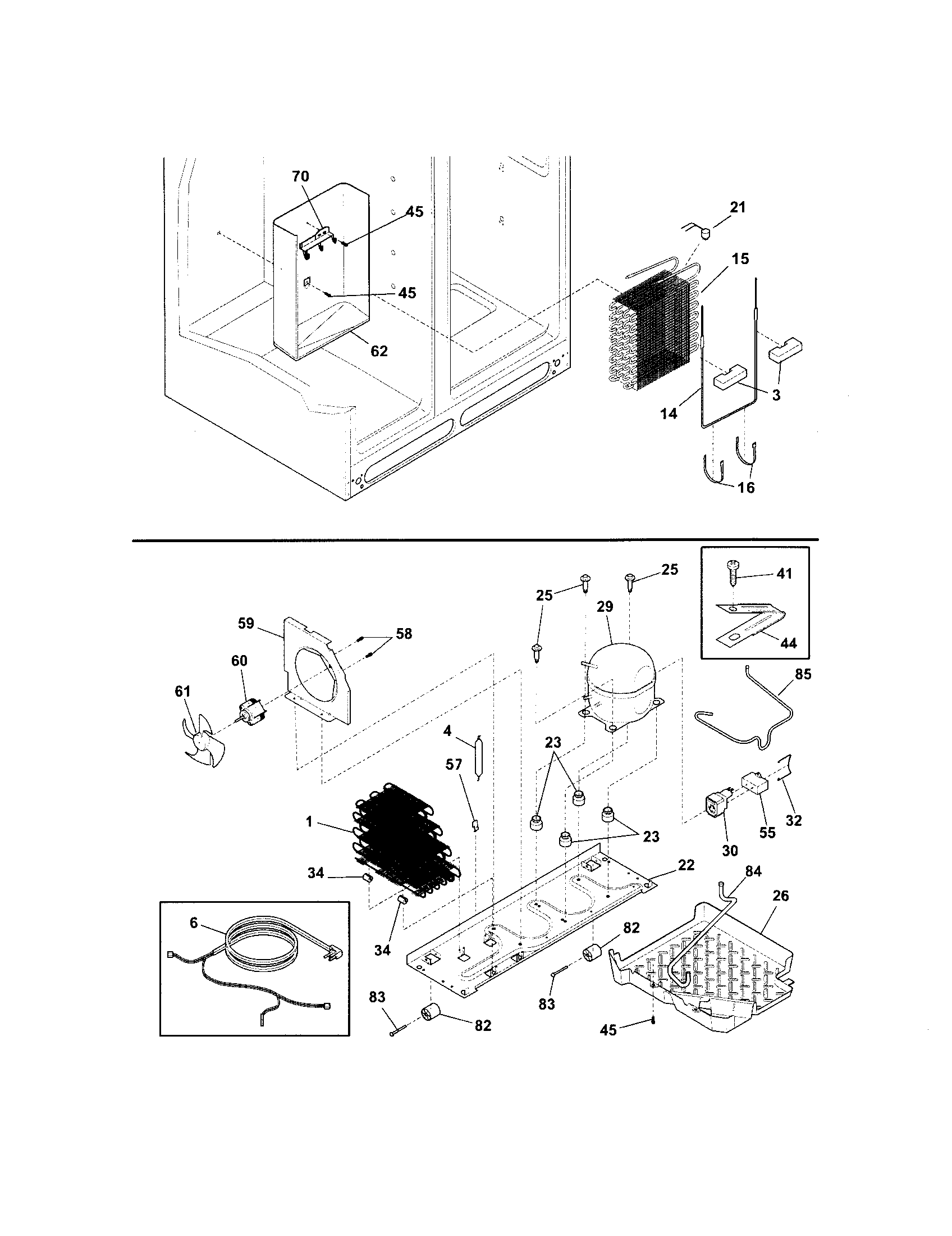 White-Westinghouse WRS26MF5ASJ system diagram