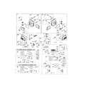 Husqvarna 917287540 cylinder head/carburetor diagram