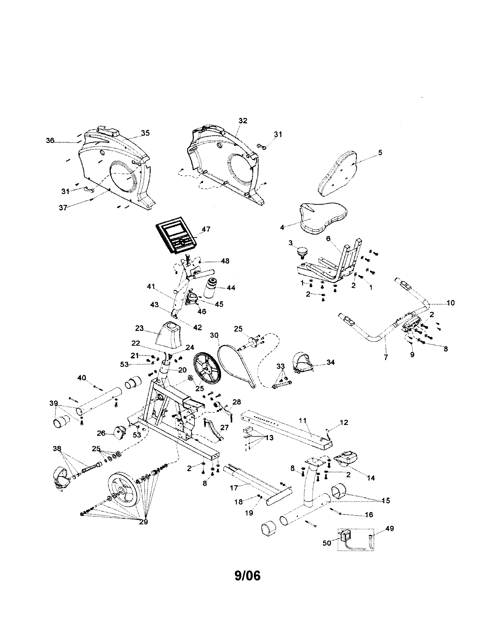 Schwinn SCHWINN 202 cycle diagram