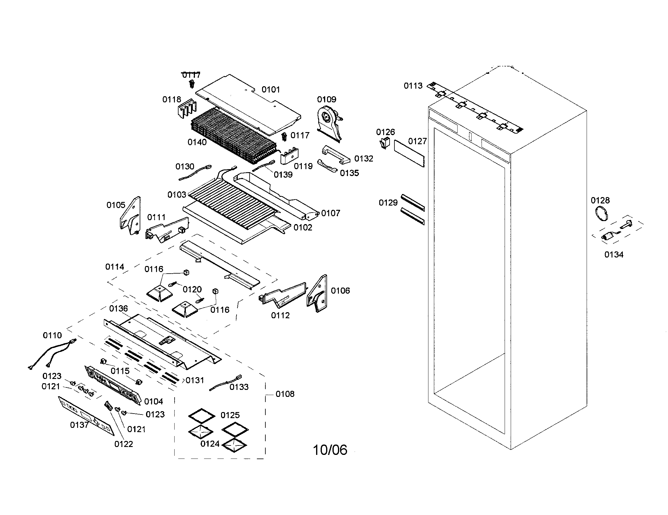 Thermador T30IF70FSS-01 cabinet diagram