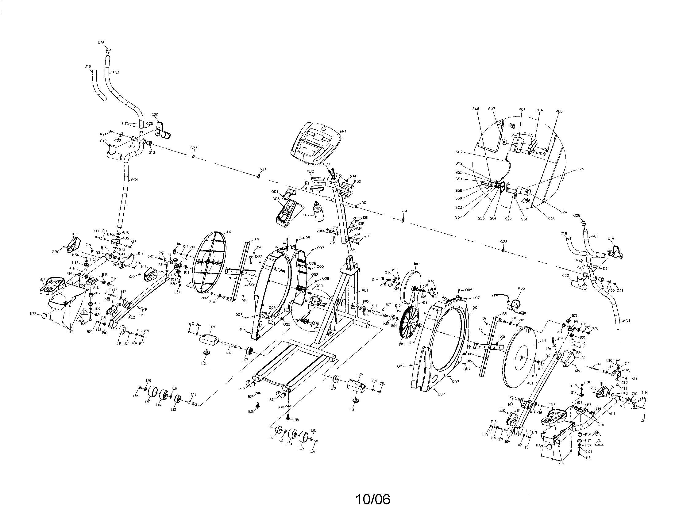 Horizon 3.3E elliptical diagram