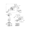 Craftsman 917287030 cylinder-head/housing-blower diagram